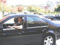 In David's car at wedding